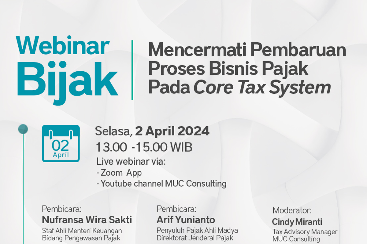 Observing the Tax System Update on Coretax System, Through BIJAK Webinar